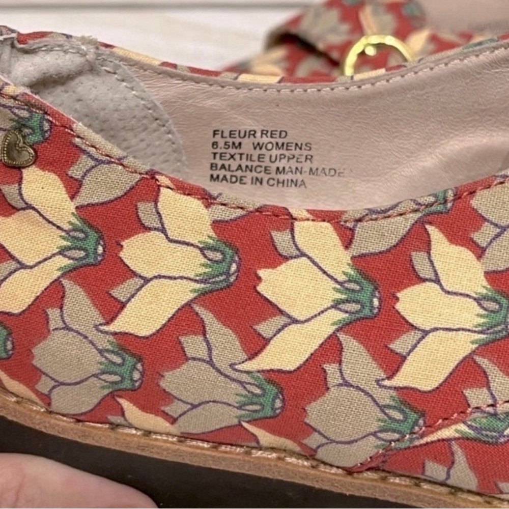Rachel Antonoff Red and Cream Platform Shoes - Picture 9 of 10